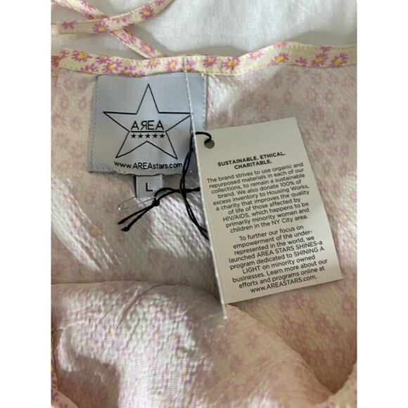 Area Stars Amalia Pink Floral Slip Dress - Picture 5 of 9